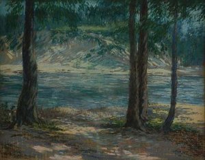 Little Park, (painting) — Мария Агнес Йеркес
