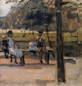 Children In Oosterpark Sun — Isaac Israels