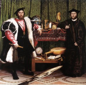 Jean De Dinteville Og Georges De Selve (ambassadørene) — Hans Holbein Den Yngre