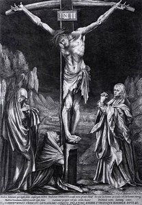 The Crucifixion — Raphael I Sadeler