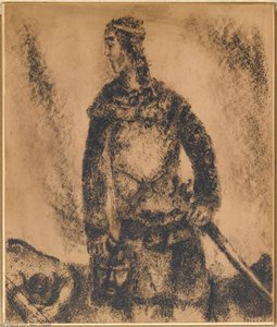 David's Victory Over Goliath (i Samuel, Xvii, 48, 51) — Marc Chagall
