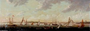 Laying Foundation Stone Of Plymouth Breakwater — George Barret The Younger