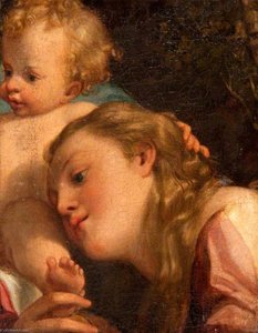Magdalene And Child (after Correggio) — John Graham Gilbert