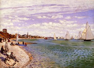 Regatta At Sainte-adresse — Claude Monet