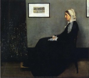 Arrangement In Grey And Black. Portrait Of The Painter's Mother — James Abbott Mcneill Whistler