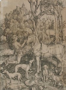 Saint Eustace — Albrecht Dürer