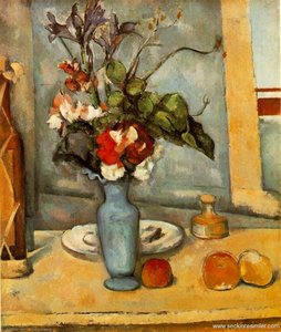 The Blue Vase by Paul Cézanne