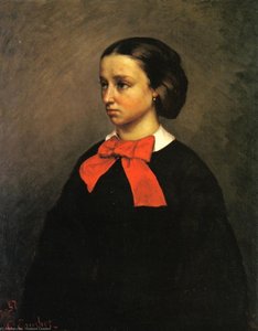 Portrait Of Mlle. Jacquet — Gustave Courbet