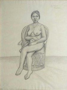 Nude Of Eva Frederick — Frida Kahlo