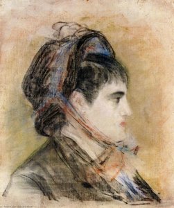 Madame Jeanne Martin In A Bonnet — Édouard Manet