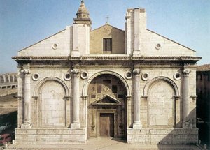 Tempio Malatestiana Façade — Leon Battista Alberti