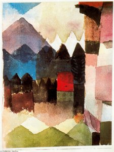 Foehn in the garden of Marc
