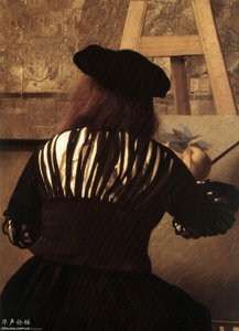 The Art Of Painting (detail) (9) — Johannes Vermeer