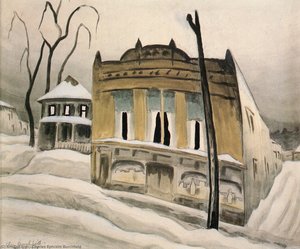 Corner Store In Winter