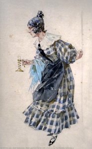 Mimi's Costume For Act I Of La Boheme For The Premiere Performance — Adolfo Hohenstein