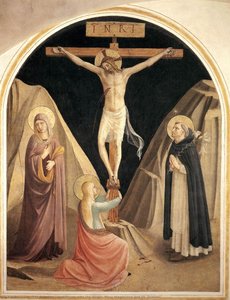 Crucifissione Con La Vergine Maria Maddalena E San Domenico — Fra Angelico