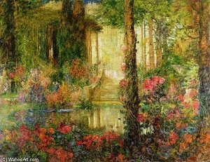 The Garden Of Enchantment - Stage Set For — Thomas Edwin Mostyn