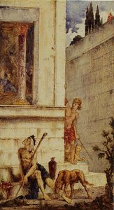 Il Ricco Malvagio E Il Povero Lazaro — Gustave Moreau