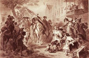 George Washington Entering New York — Felix Octavius Carr Darley
