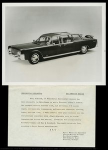 1961 Lincoln Continental Presidential Limousine After — Ford Motor Company. Dipartimento Fotografico
