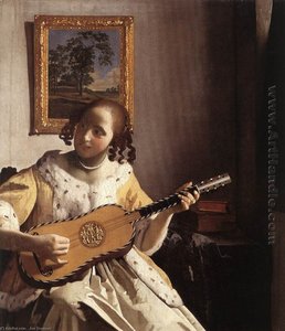Gracz Na Gitarze — Jan Vermeer