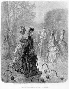 A Game Of Croquet — Paul Gustave Doré