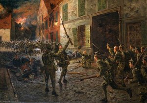 Landrécies, 25 August 1914 — William Barnes Wollen