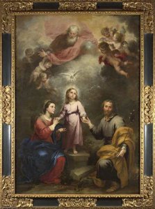 The Heavenly And Earthly Trinities (the Pedroso Murillo) — Bartolomé Esteban Murillo