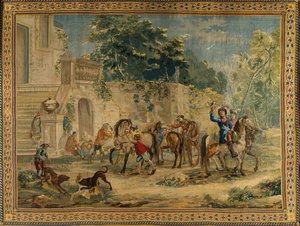 The Falcon Hunt — Francisco José De Goya Y Lucientes