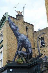 Landscape With Sportsmen And Game (detail) — Roa