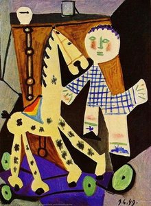 Claude, Two Years Old, And His Hobby Horse — Pablo Picasso