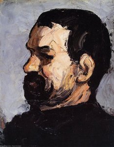 Portrait Of Uncle Dominique In Profile — Paul Cézanne