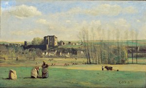 Landschaft Von La Ferté-milon — Jean-baptiste-camille Corot