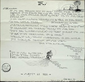 Letter From Frida Kahlo To Alejandro Gómez Arias, August 21, 1926 — Frida Kahlo