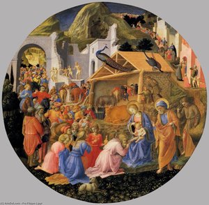 Adoration Of The Magi — Filippo Di Tommaso Lippi