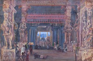 Wejście Do Mandapanu, Madura — Marianne North