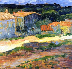 Landscape With Houses In Provence — 알렉세이 폰 야블렌스키