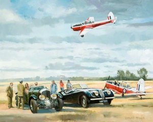 Dhc 1 Chipmunk Returning To Panshanger — Edmund Miller