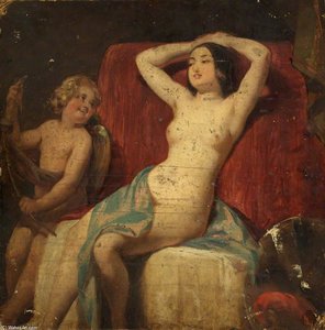 Venus And Cupid — William Etty