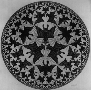 Heaven And Hell — Maurits Cornelis Escher
