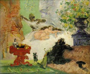 Egy Modern Olympia, 1873-74, Musée D'orsay Párizs — Paul Cézanne