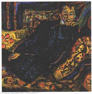 Portrait Of Hans Frisch — Ernst Ludwig Kirchner