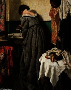 A theatre dressing room