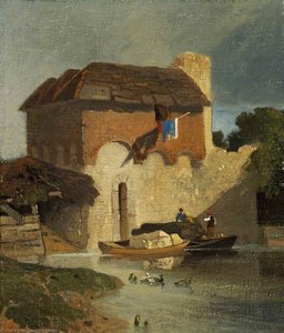 Buildings On A River