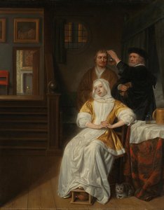 "The Anemic Lady", Samuel van Hoogstraten, 1660 - 1678