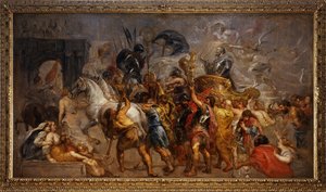Triumphal Entry Of Henri Iv In Paris — Peter Paul Rubens Verkstad