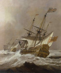 The 'resolution' In A Gale — Willem Van De Velde