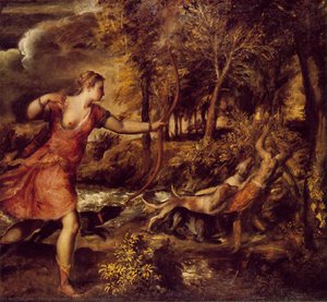Death Of Actaeon — Titian