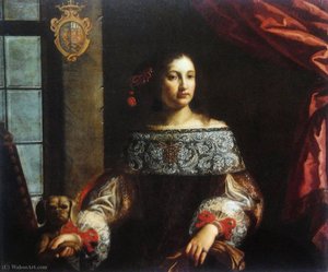 Portrait Of Countess Simonetta Cavazzi Della Somaglia. — Pier Francesco Cittadini