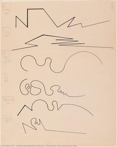 Dessin Pour Le Point Et La Ligne Sur Plan — Wassily Wassilyevich Kandinsky